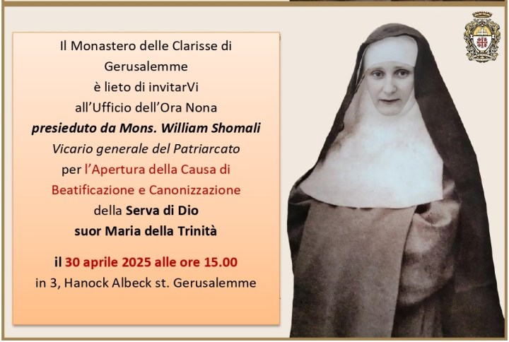 Causa di beatificazione di suor Maria della&nbsp;Trinità